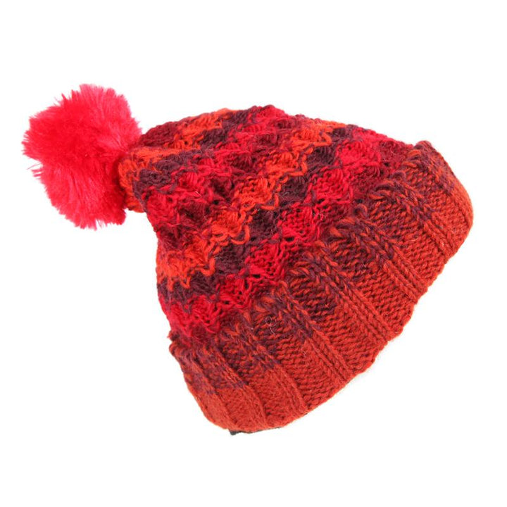 Chunky Knit Pom Pom Hat