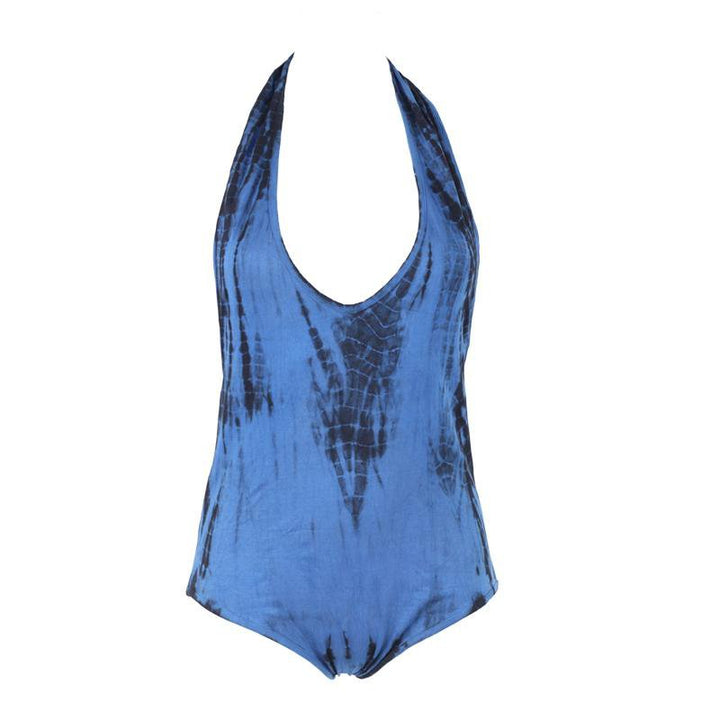 Tie Dye Halter Neck Bodysuit