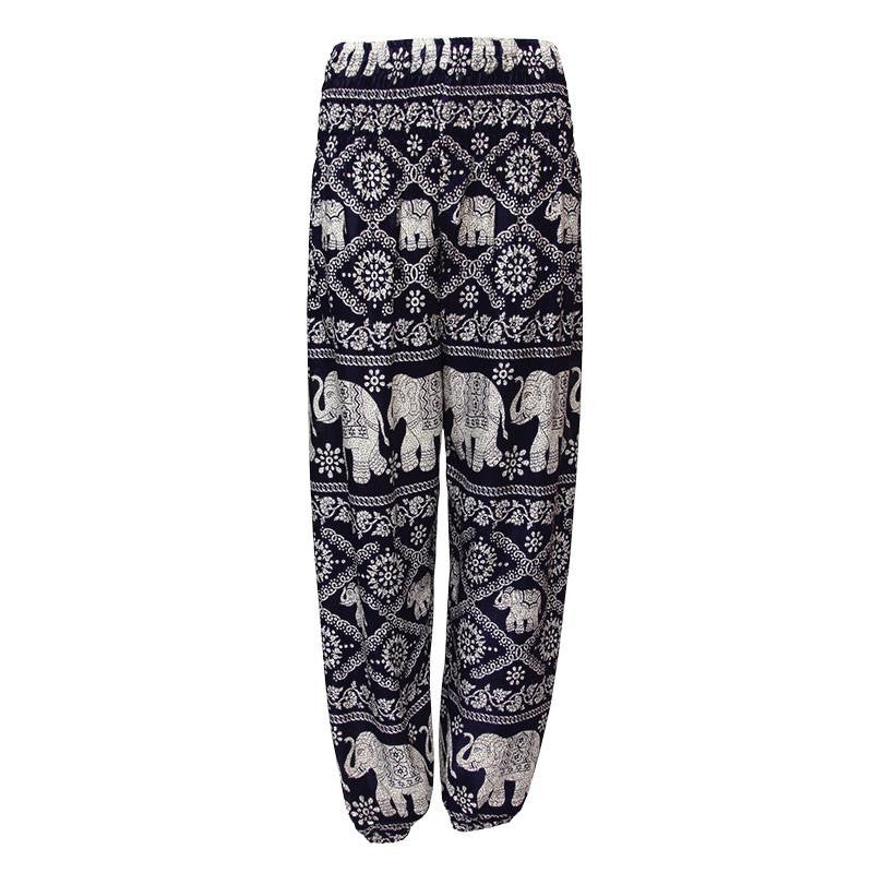 Elephant and Celestial Gheri Afghani Trousers main image 0