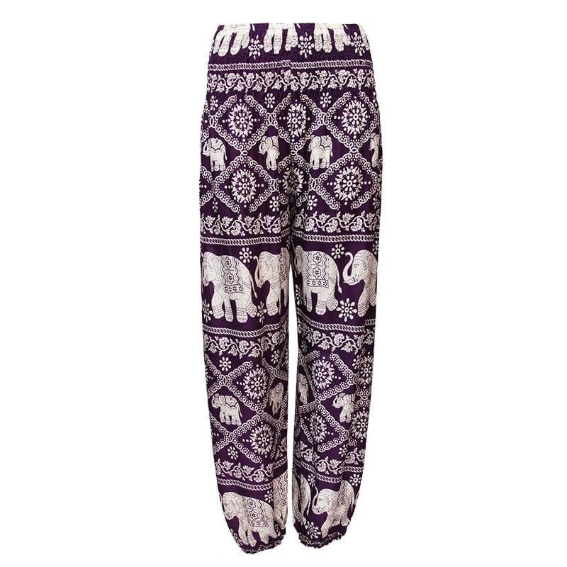 Elephant and Celestial Gheri Afghani Trousers main image 1