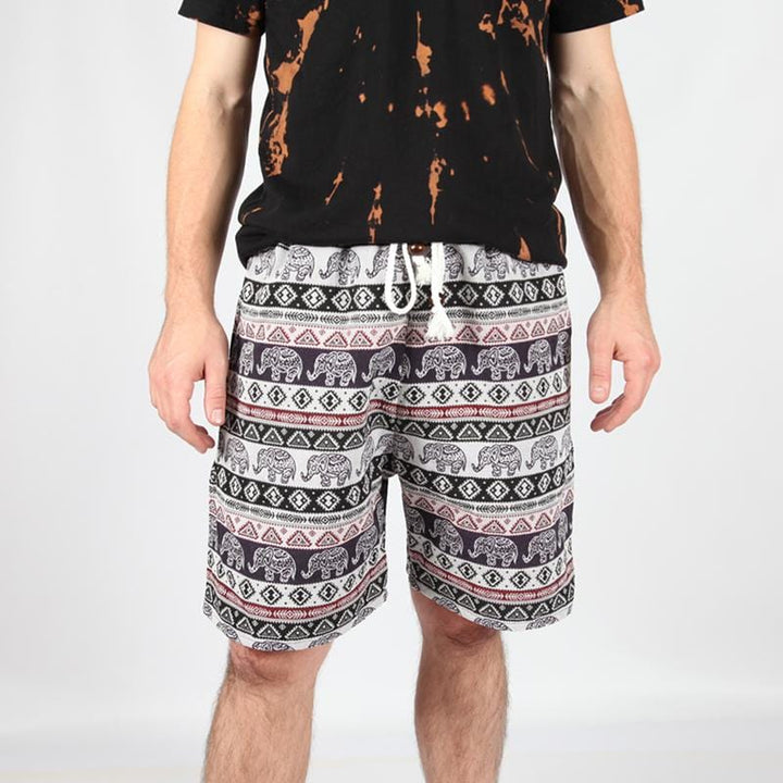 Men's Cotton Elephant Shorts