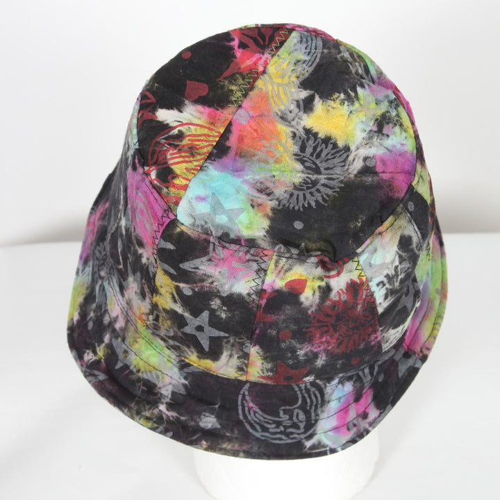 Screen Print and Tie Dye Bucket Hat