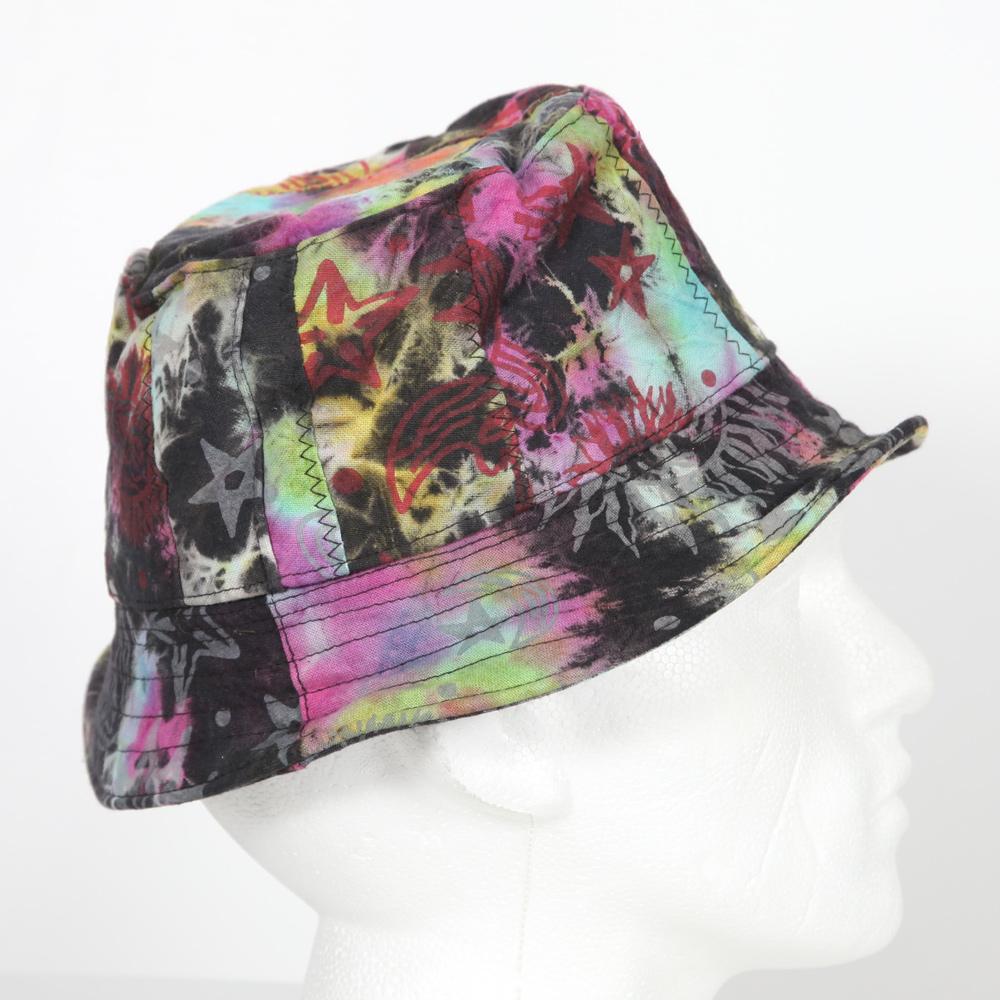 Screen Print and Tie Dye Bucket Hat