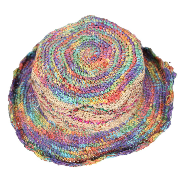 Hemp Rainbow Summer Hat