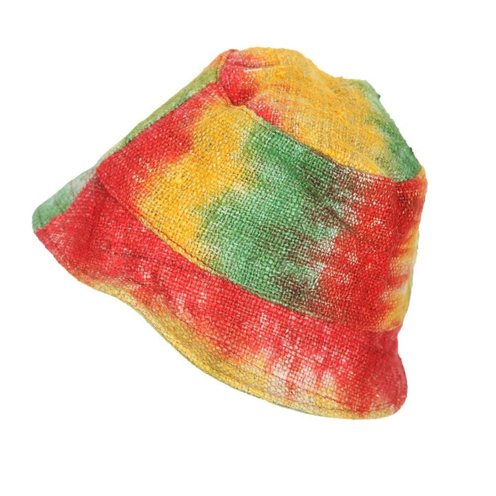 Tie Dye Hemp Bucket Hat