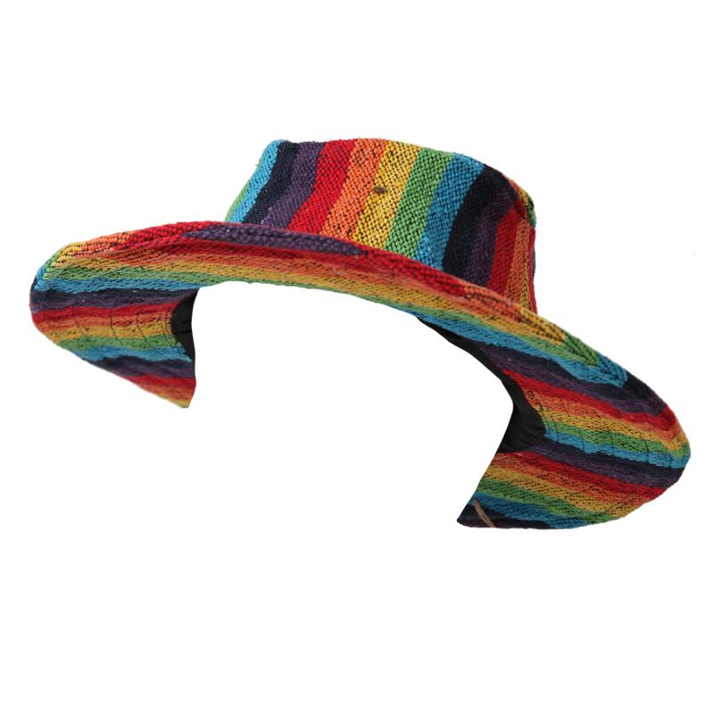 Men's Rainbow Wire Rim Hat – The Hippy Clothing Co.