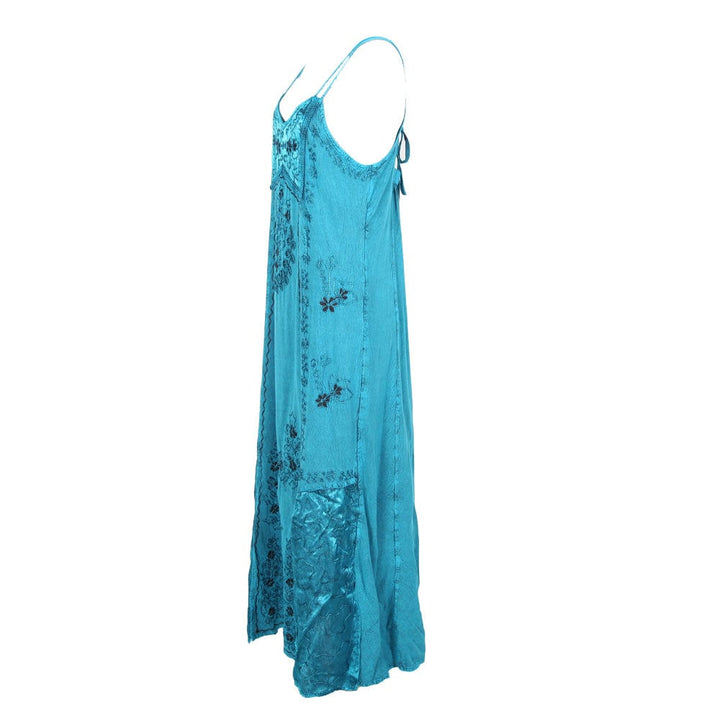 Embroidered Slip Dress