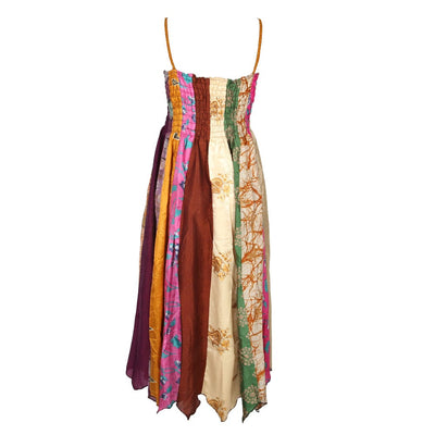 Upcycled Sari Maxi Dress
