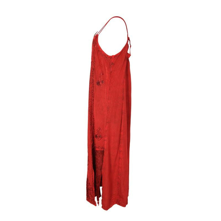 Embroidered Cami Maxi Dress