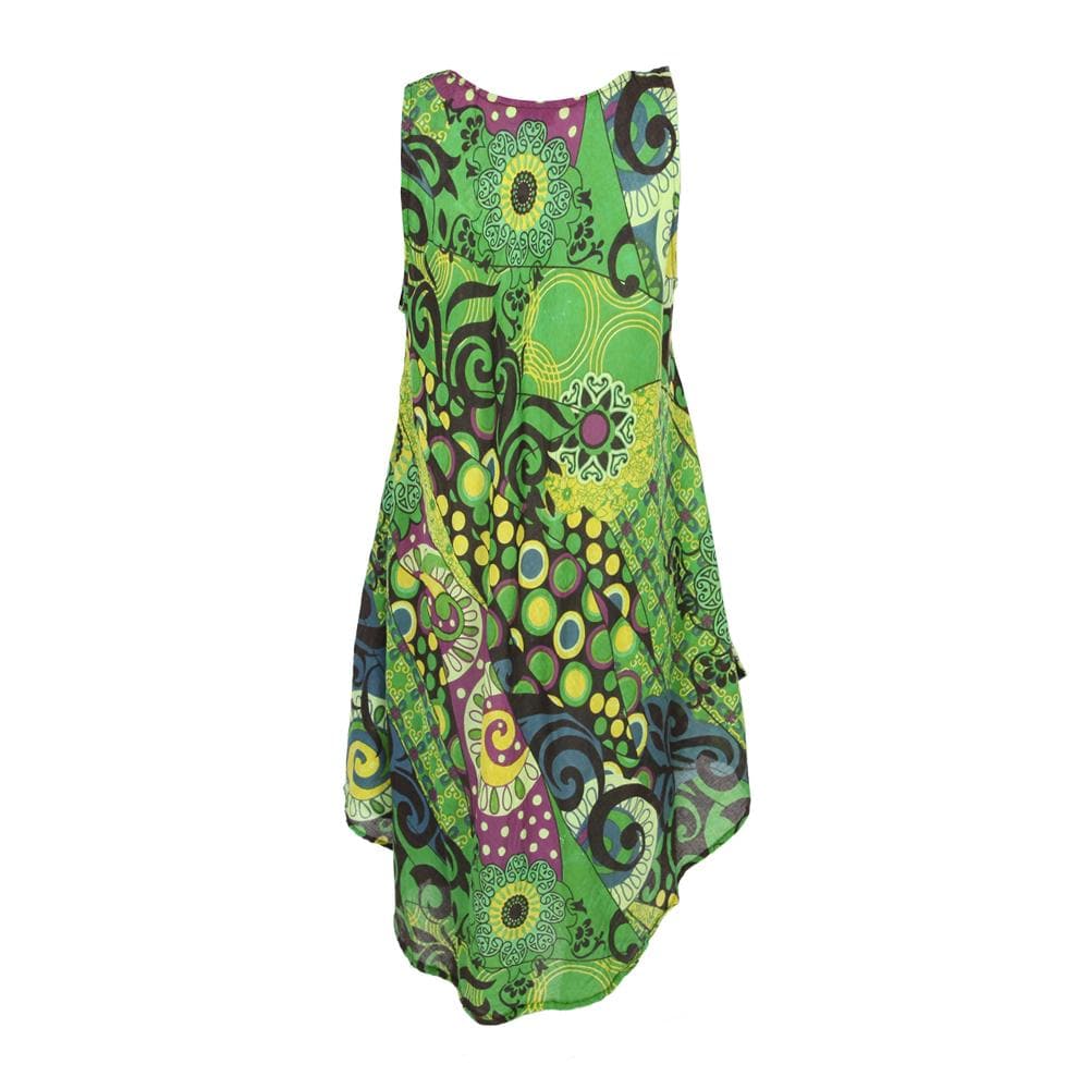 Sleeveless Umbrella Dress