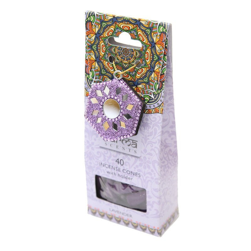 Karma Scents Incense Cones With Holder