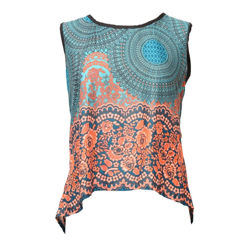 Thai Open Back Tank Top