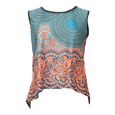 Thai Open Back Tank Top