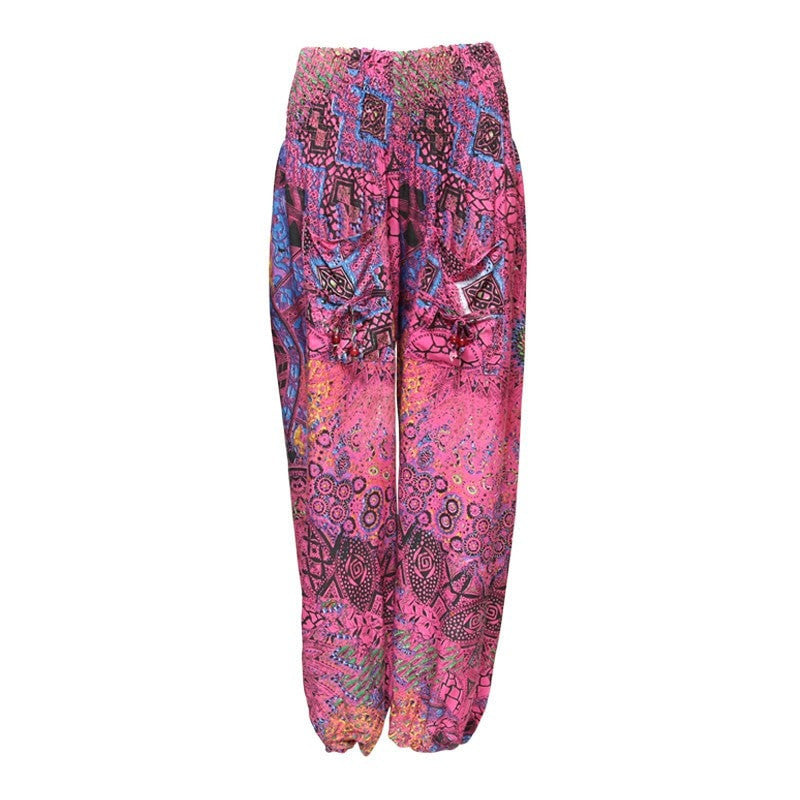 Kaleidoscope Print Genie Trousers