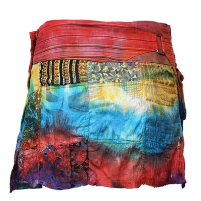 Gringo Tie Dye Mini Popper Skirt
