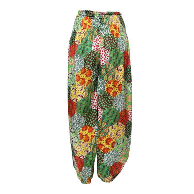 Ditsy Floral Print Genie Pants