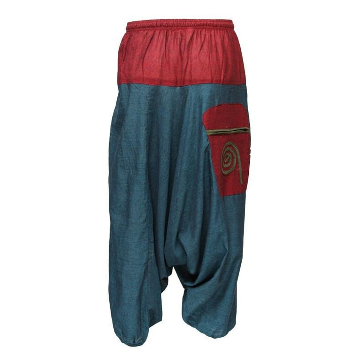 Swirl Pocket Drop Crotch Joggers..