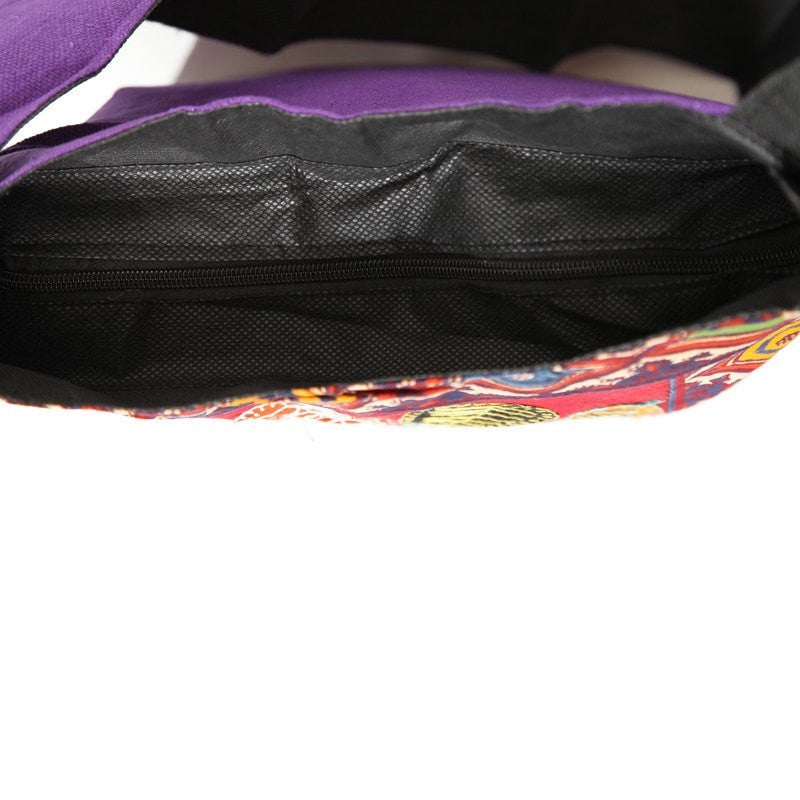 Flower Across Body Slouch Bag