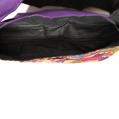 Flower Across Body Slouch Bag