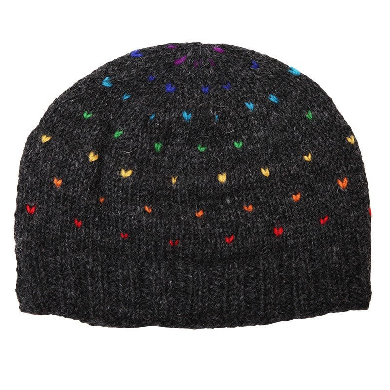 Rainbow Flecks Beanie Hat