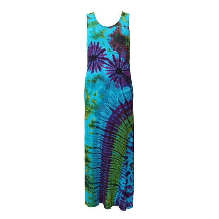 Tie Dye Maxi Jersey Dress