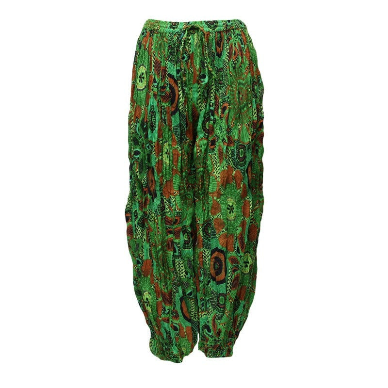 Patterned Relaxed Jogger Harems