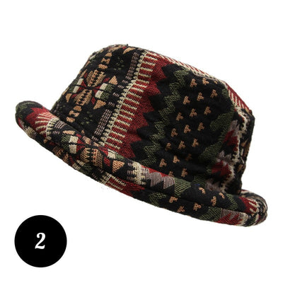 Tapestry Style Roll Brim Hat
