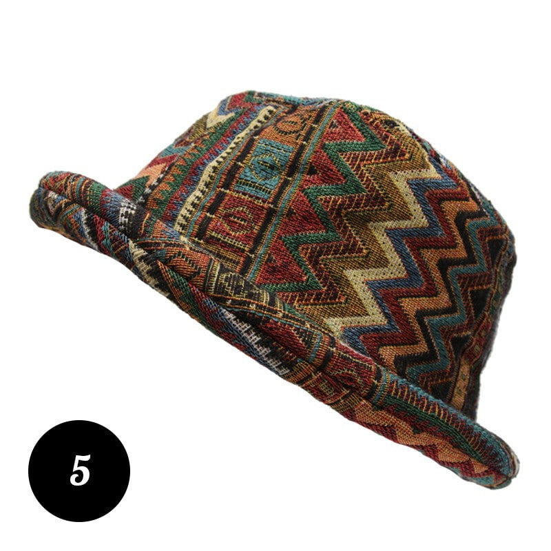 Tapestry Style Roll Brim Hat