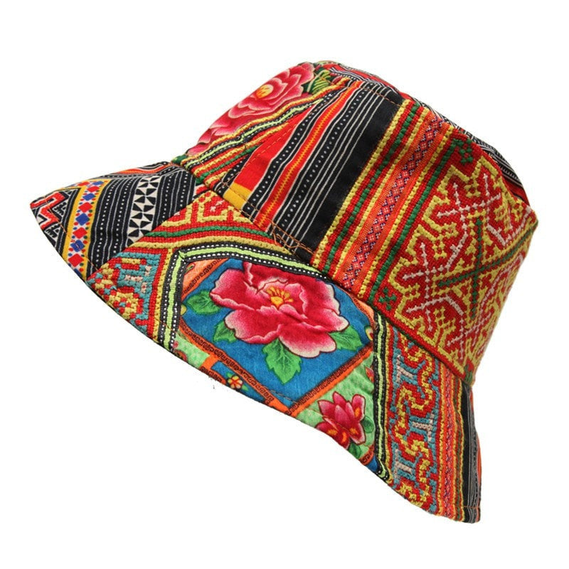 Men's Floral Thai Bucket Hat