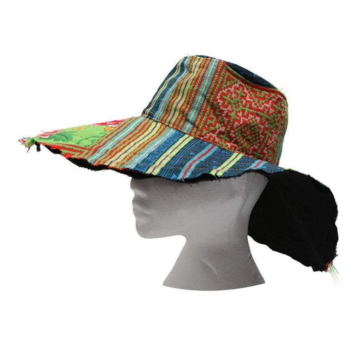 Raw Edge Oversized Floppy Hat