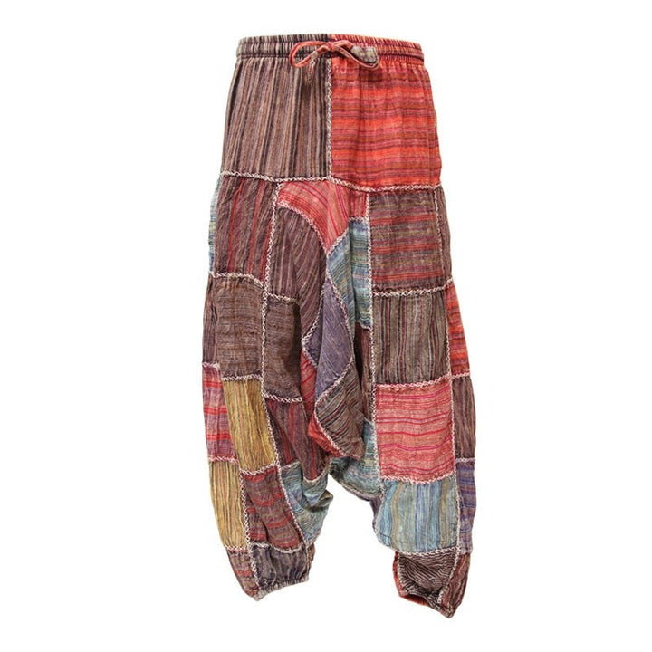 Chunky Stitch Low Crotch Jogger Pants