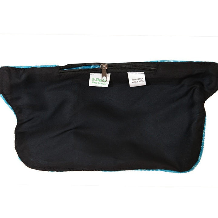 Spiral Pattern Hemp Hip Bag