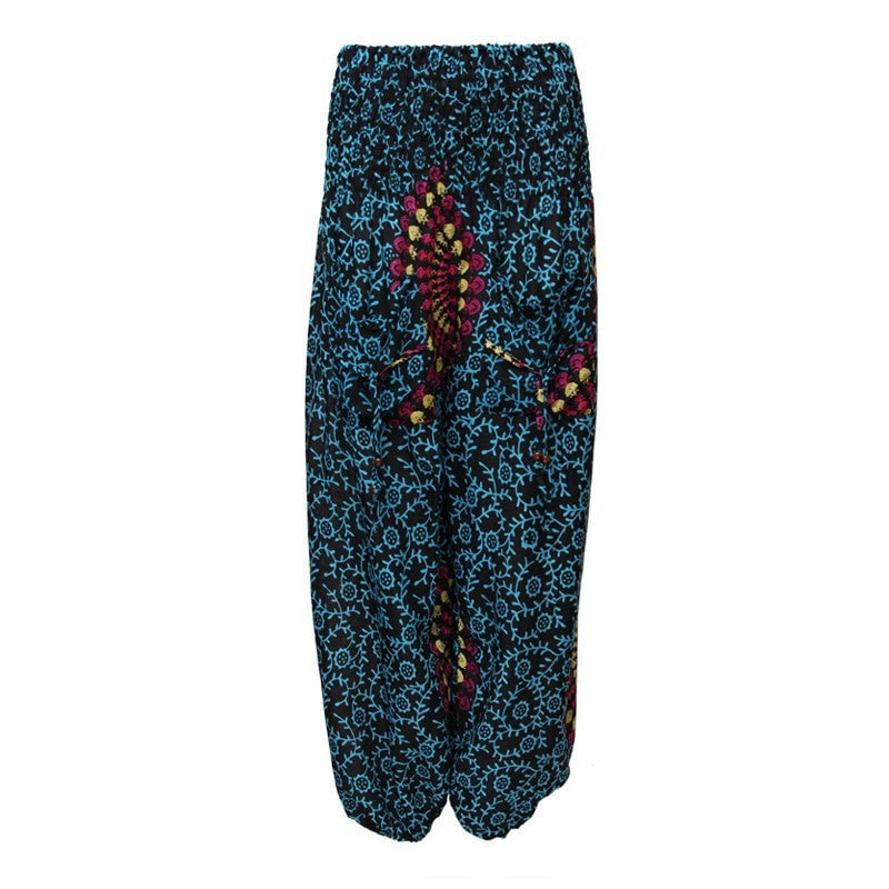 Floral Mandala Hippy Pants