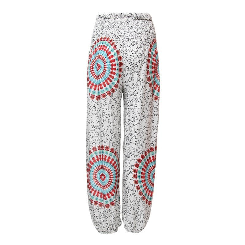 Floral Mandala Hippy Pants