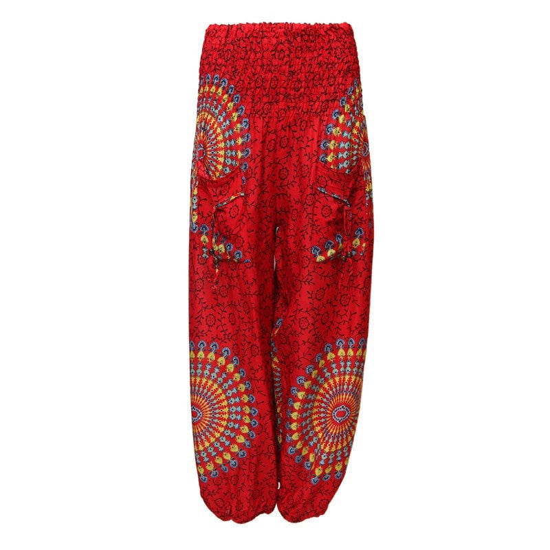 Floral Mandala Hippy Pants