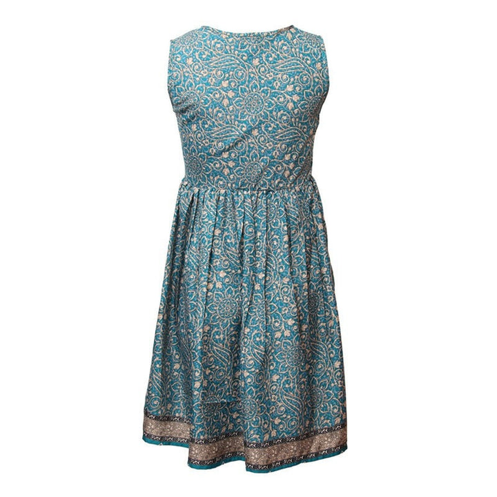 Mixed Ditsy Print Skater Dress
