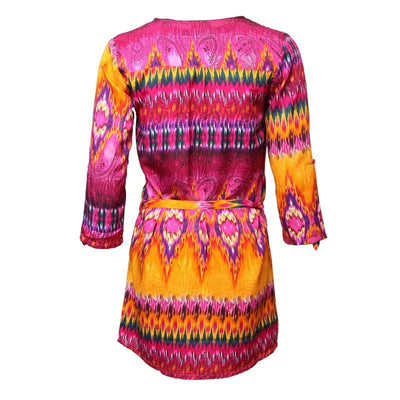 Indian Summer Belted Shift Dress