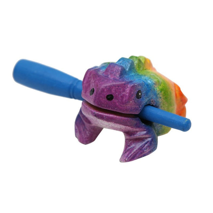 Rainbow Frog Mini Güiro