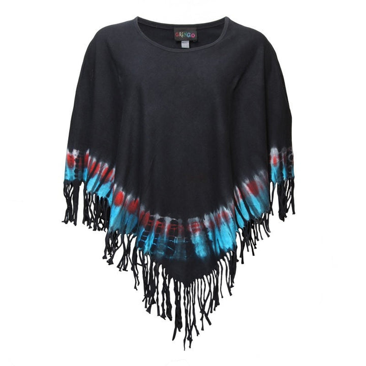 Soft Jersey Fringe Poncho