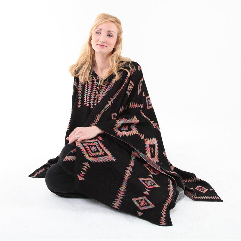 Festival Cape in Aztec Pattern One Size main image 1