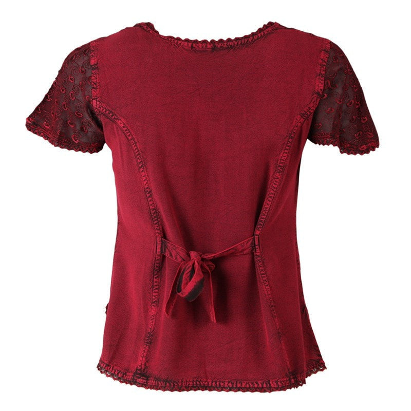 Gypsy Detail Button Up Top