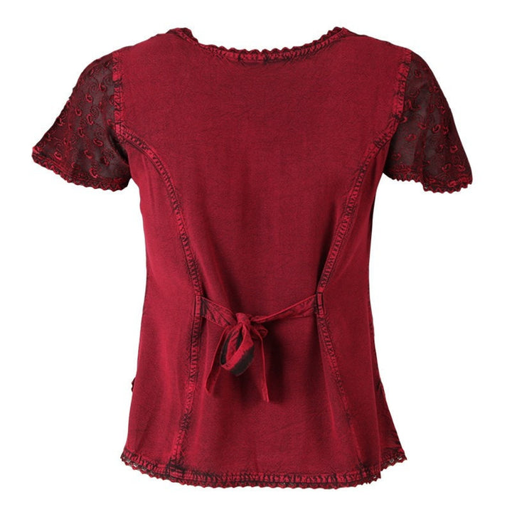 Gypsy Detail Button Up Top