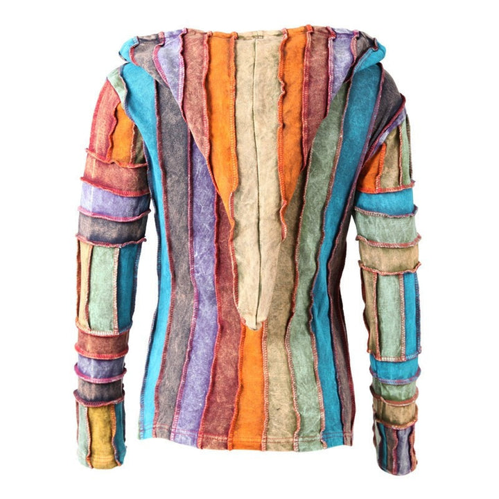 Acid Wash Rainbow Pixie Hoodie