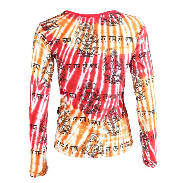 Ganesha Print Long Sleeved T-Shirt