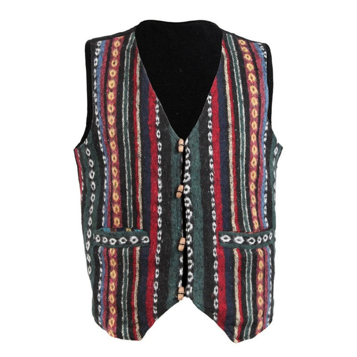 Brushed Cotton Toggle Up Waistcoat..