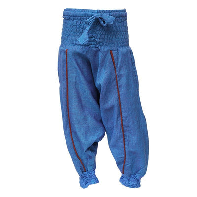 Kids Plain Harem Pants, Turquoise