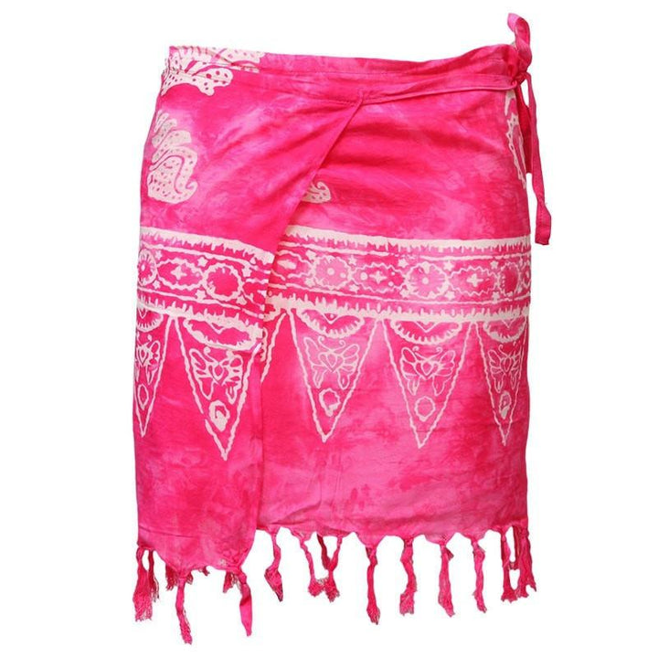 Mini Batik Beach Sarongs - Pink