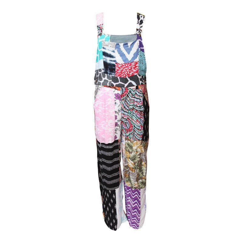 Patchwork Festival Dungarees..