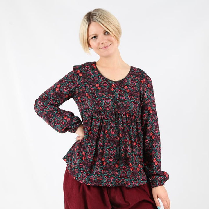 Long Sleeve Peasant Blouse