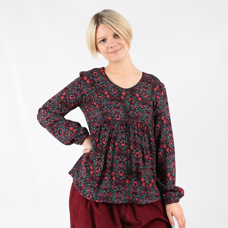 Long Sleeve Peasant Blouse